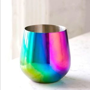 Set of 5 - UO Oil Slick Stainless Steel Cups